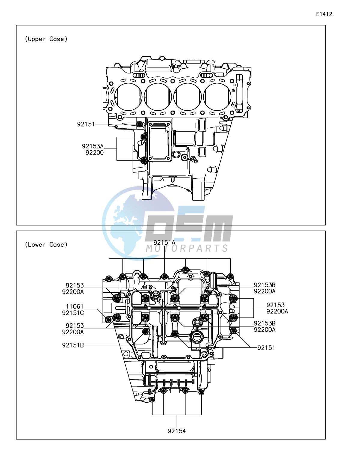 Crankcase Bolt Pattern