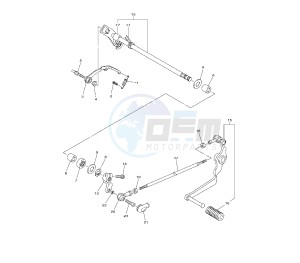 FZ8-NA 800 drawing SHIFT SHAFT