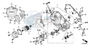 CBR250RF CBR250R Europe Direct - (ED) drawing RIGHT CRANKCASE COVER