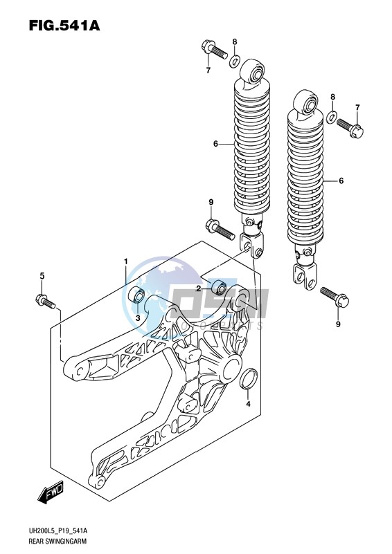 REAR SWINGINGARM