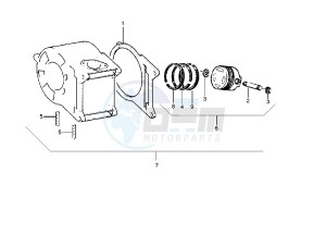 Runner VX-VXR 125-200 125 drawing Cylinder - Piston