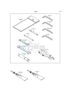 ZR 1100 A [ZR1100 ZEPHYR] (A1-A4) drawing OWNERS TOOLS