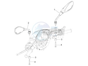 Typhoon 50 4T 4V E2 (NAFTA) USA drawing Driving mirror/s