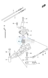 DF 250 drawing Throttle Rod