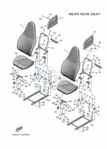 YXF850E YX85FPAP (BARP) drawing SEAT 3