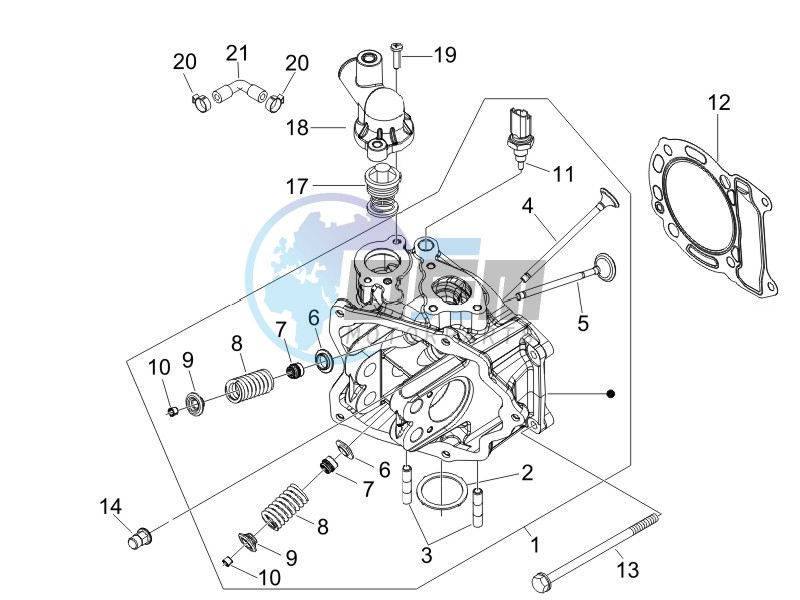 Head unit - Valve