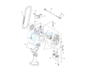 YZF R6 50TH 600 drawing OIL PUMP