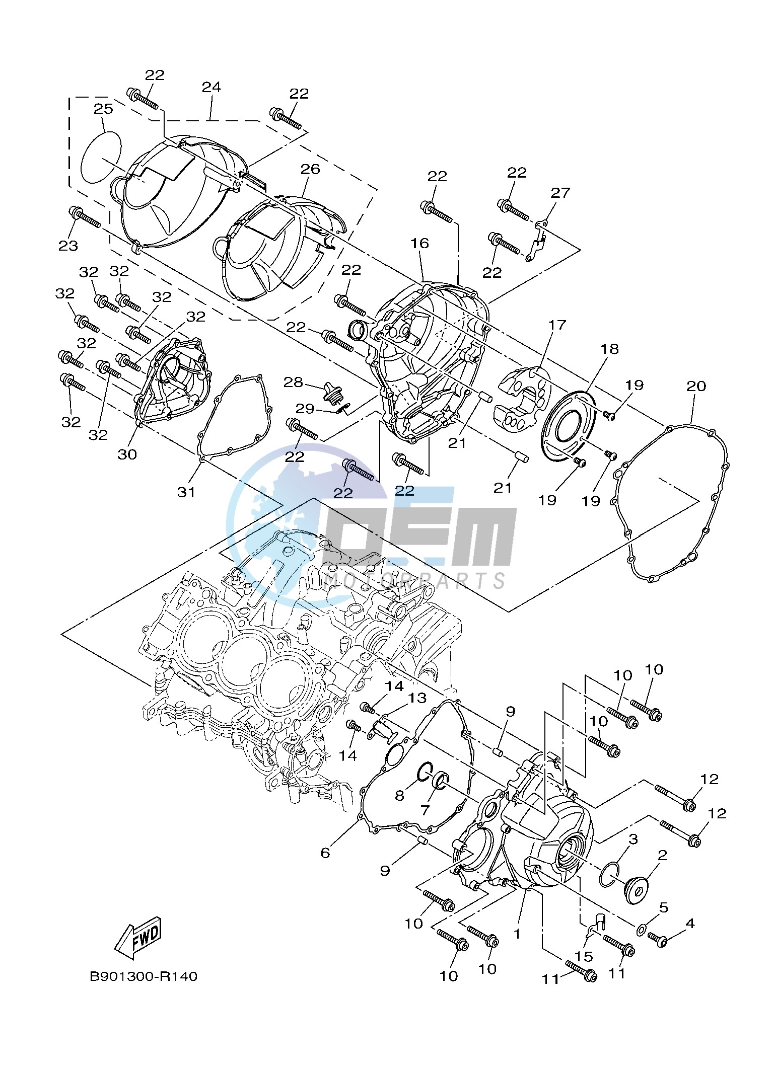 CRANKCASE COVER 1