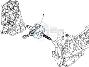 GTV 250 ie Navy drawing Crankshaft