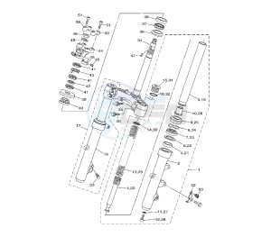 YP MAJESTY ABS 400 drawing FRONT FORK