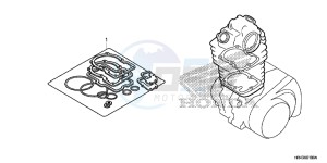 TRX500FE1F TRX500F Europe Direct - (ED) drawing GASKET KIT A