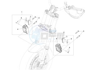 ETV Caponord 1200 USA USA drawing Front brake caliper