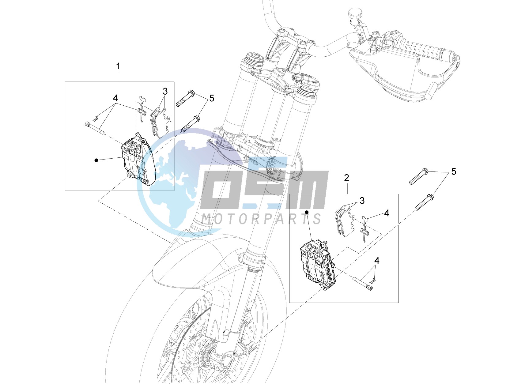 Front brake caliper