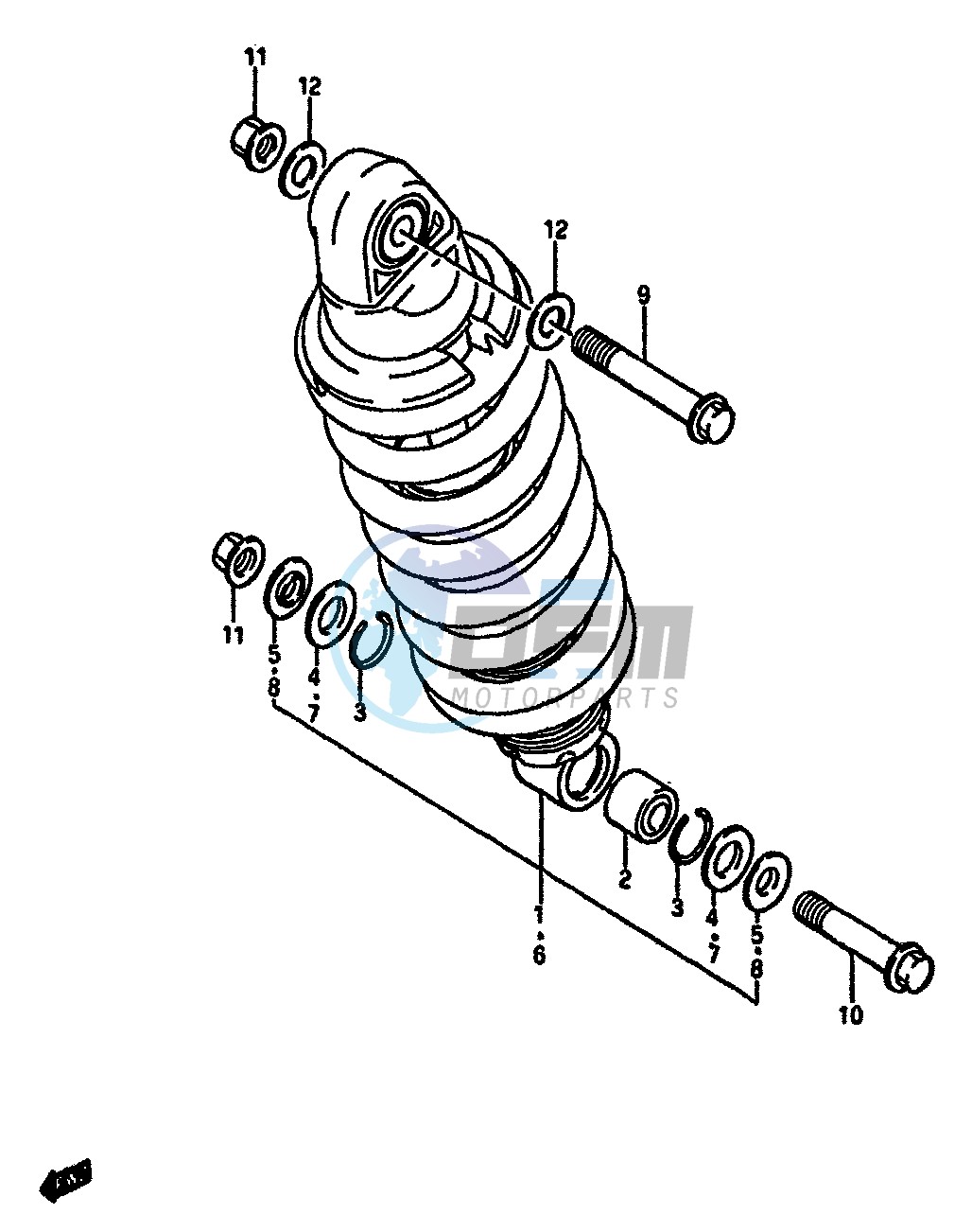 REAR SHOCK ABSORBER