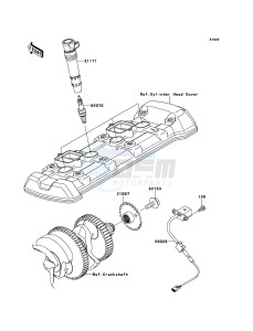 Z1000 ABS ZR1000EDFA FR XX (EU ME A(FRICA) drawing Ignition System