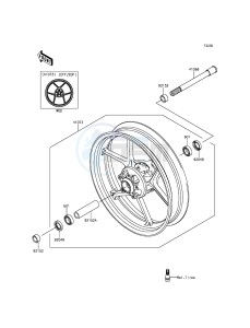 ER-6N ER650EGF XX (EU ME A(FRICA) drawing Front Hub