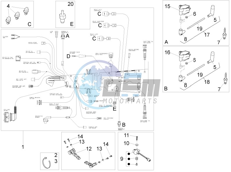 Central electrical system