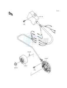 KX 250 J [KX250] (J2) [KX250] drawing GENERATOR