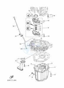 FL250DET drawing VENTILATEUR-DHUILE