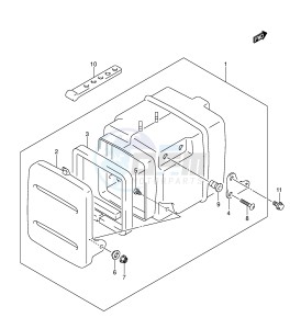 LT-A700X (E28-E33) drawing REAR BOX