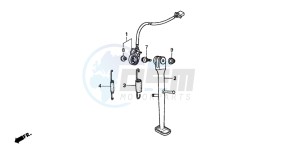 CB600F CB600F drawing STAND