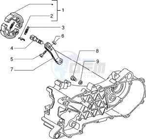 Zip 50 drawing Brake lever