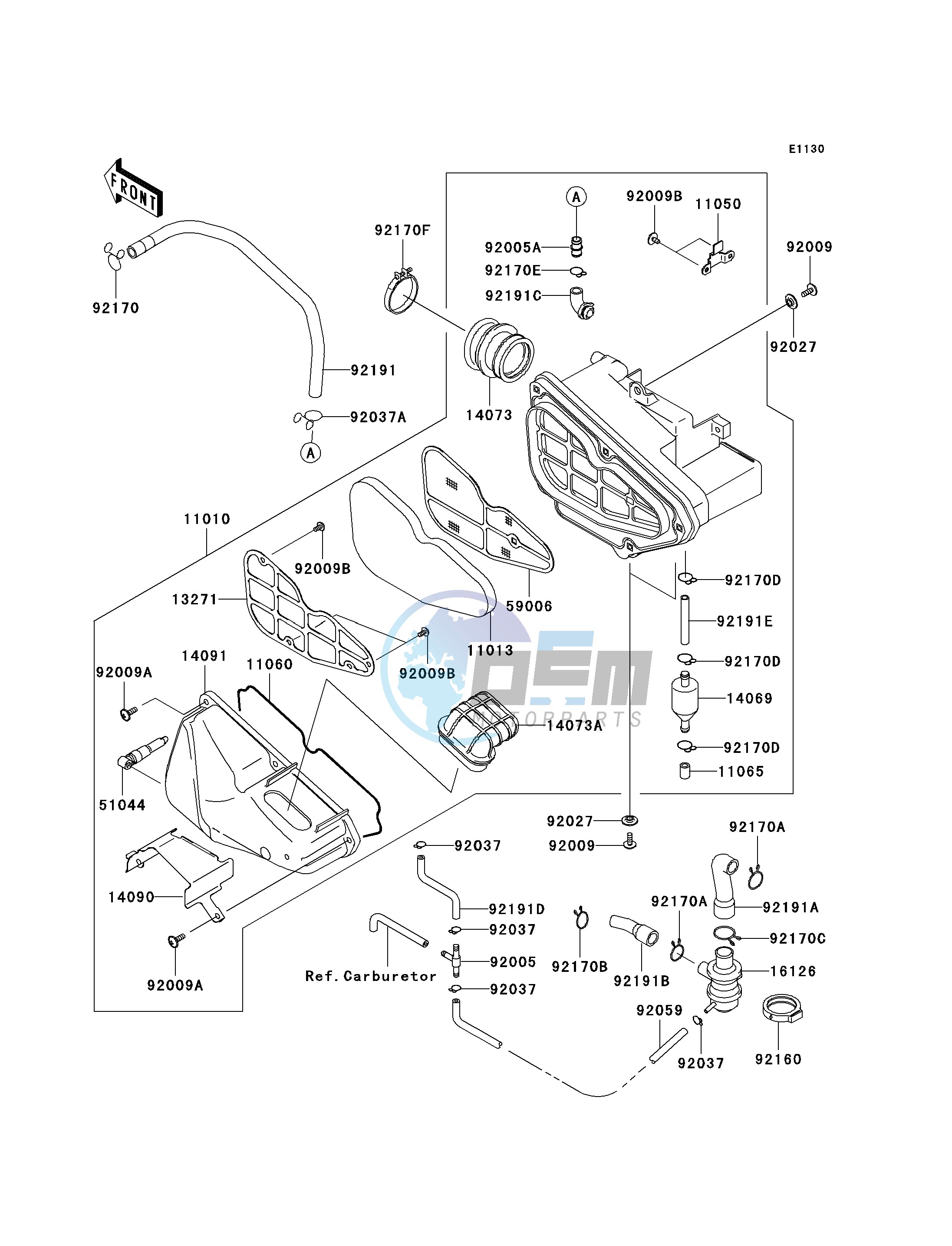 AIR CLEANER -- US- -