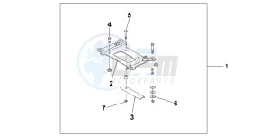 SH150S 125 drawing CARRIER BRACKET