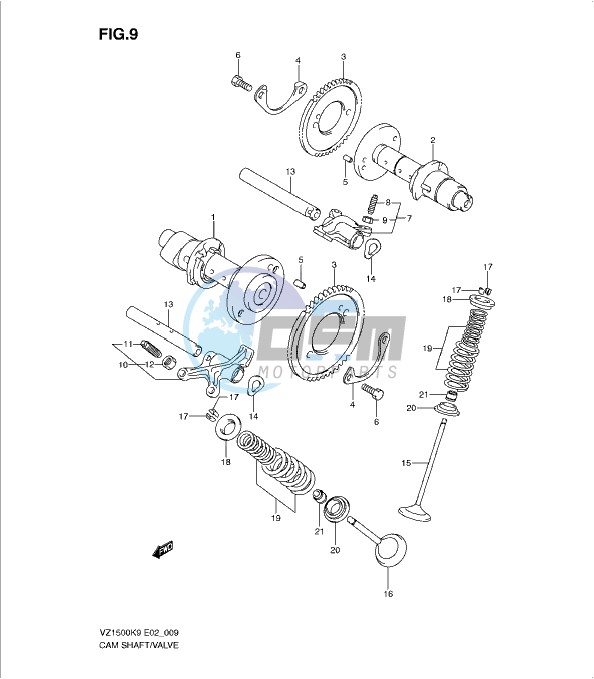 CAMSHAFT - VALVE