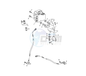 YP R X-MAX ABS 125 drawing ANTI LOCK BRAKE SYSTEM