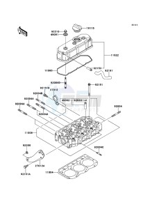 MULE_4010_TRANS_4X4_DIESEL KAF950GDF EU drawing Cylinder Head