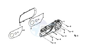 FNX 125 (GC12G1-EU) (L9) drawing CRANKCASECOVER LEFT