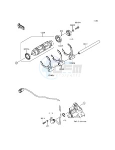 NINJA H2 ZX1000NFF XX (EU ME A(FRICA) drawing Gear Change Drum/Shift Fork(s)