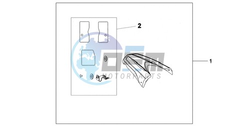 REAR SEAT COWL R-320P