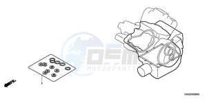 VT750CA9 UK - (E / MKH MME ST) drawing GASKET KIT B