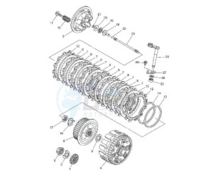 WR F 250 drawing CLUTCH