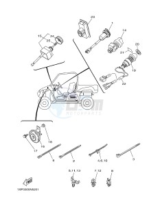 YXM700E YXM700PHE VIKING EPS HUNTER (1XPB) drawing ELECTRICAL 2