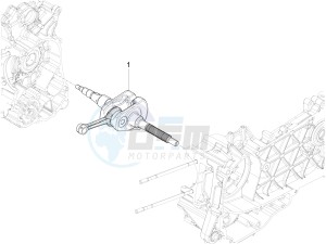 GTS 125 4T 3V ie Super (APAC) (RK, VT) drawing Crankshaft