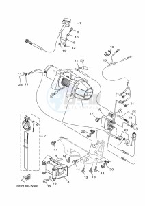 YFM450FWBD KODIAK 450 EPS (BEY1) drawing WINCH