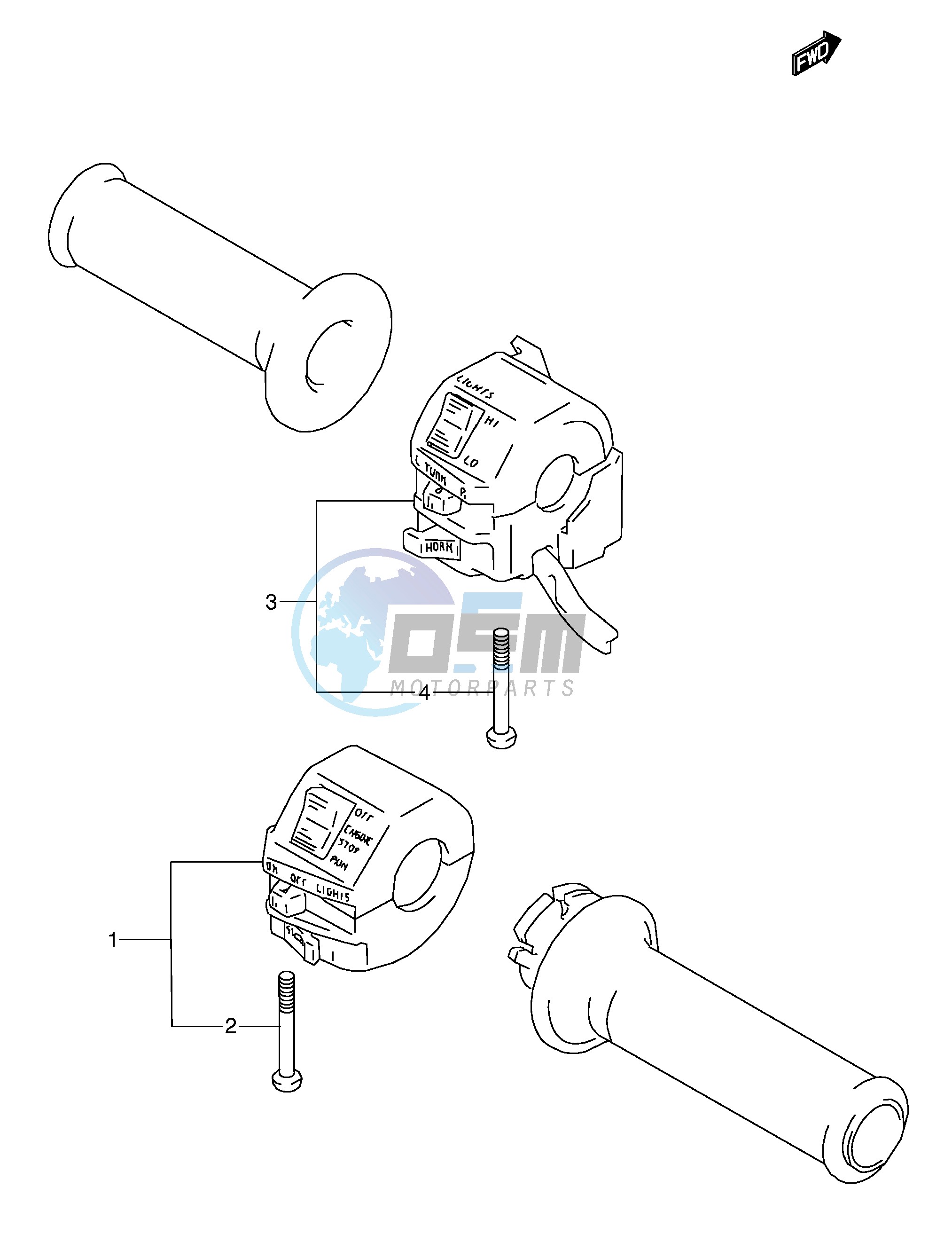 HANDLE SWITCH (MODEL J)