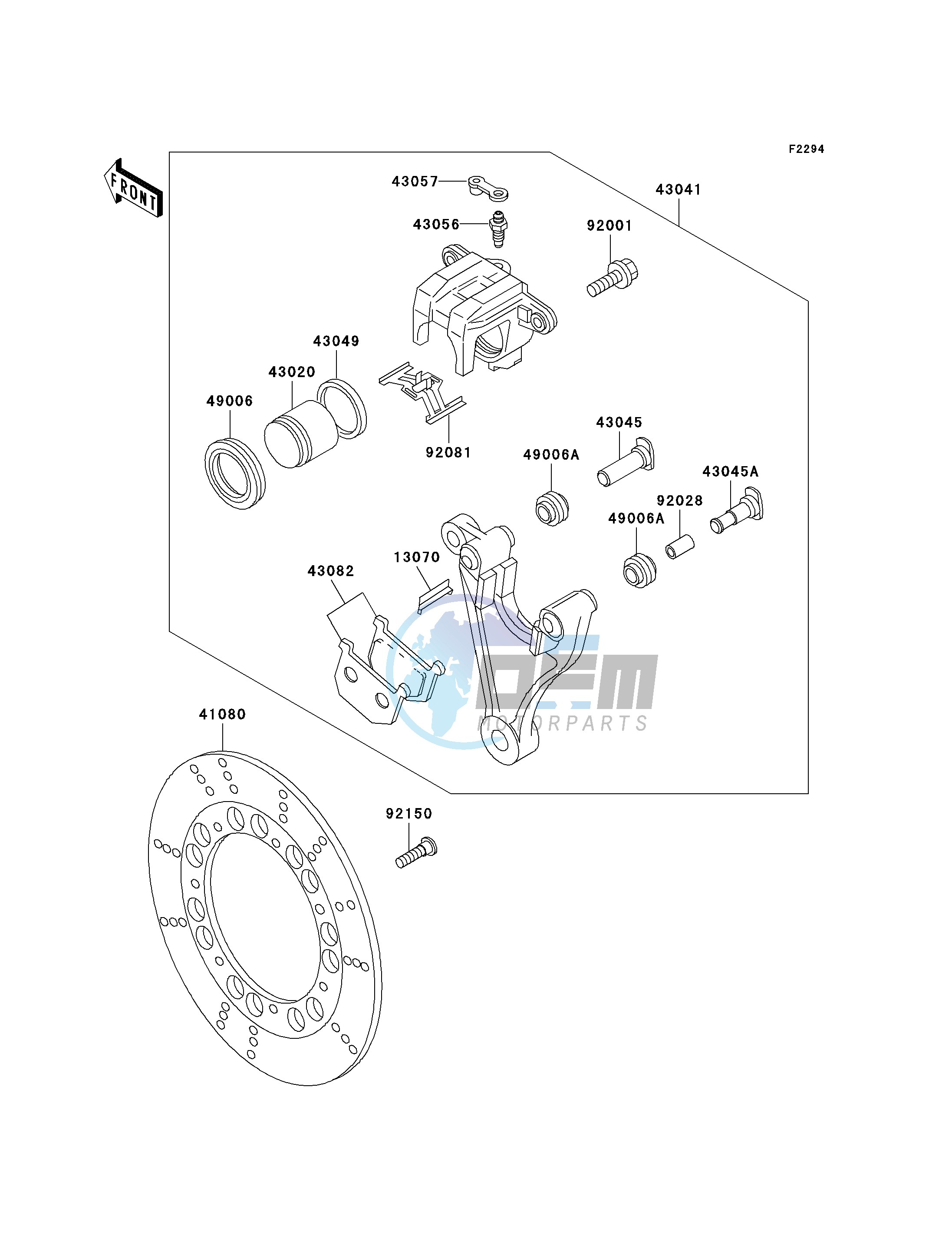 REAR BRAKE-- P20- -