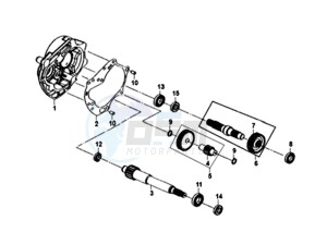 ORBIT II 50 25KMH (L8) NL drawing DRIVESHAFTS