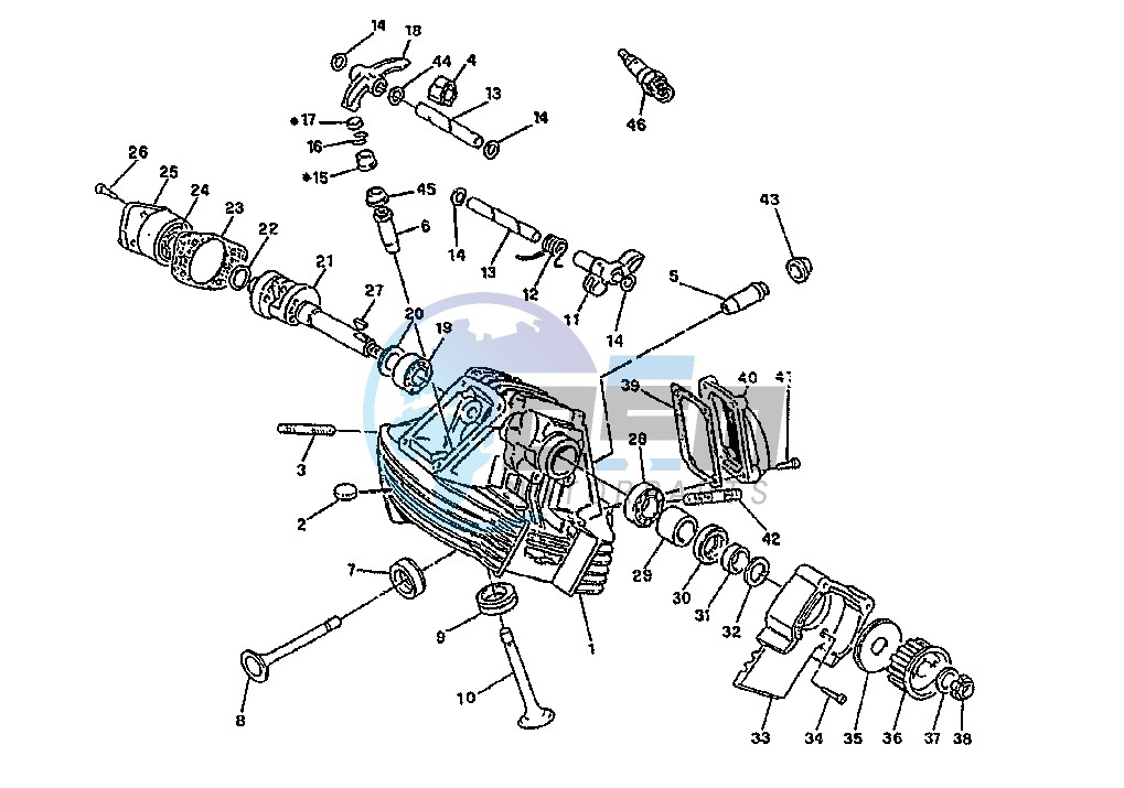 VERTICAL CYLINDER HEAD