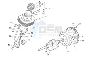 V 11 Cafe Ballabio 1100 drawing Crankshaft cpl.