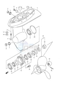 DF 6 drawing Gear Case