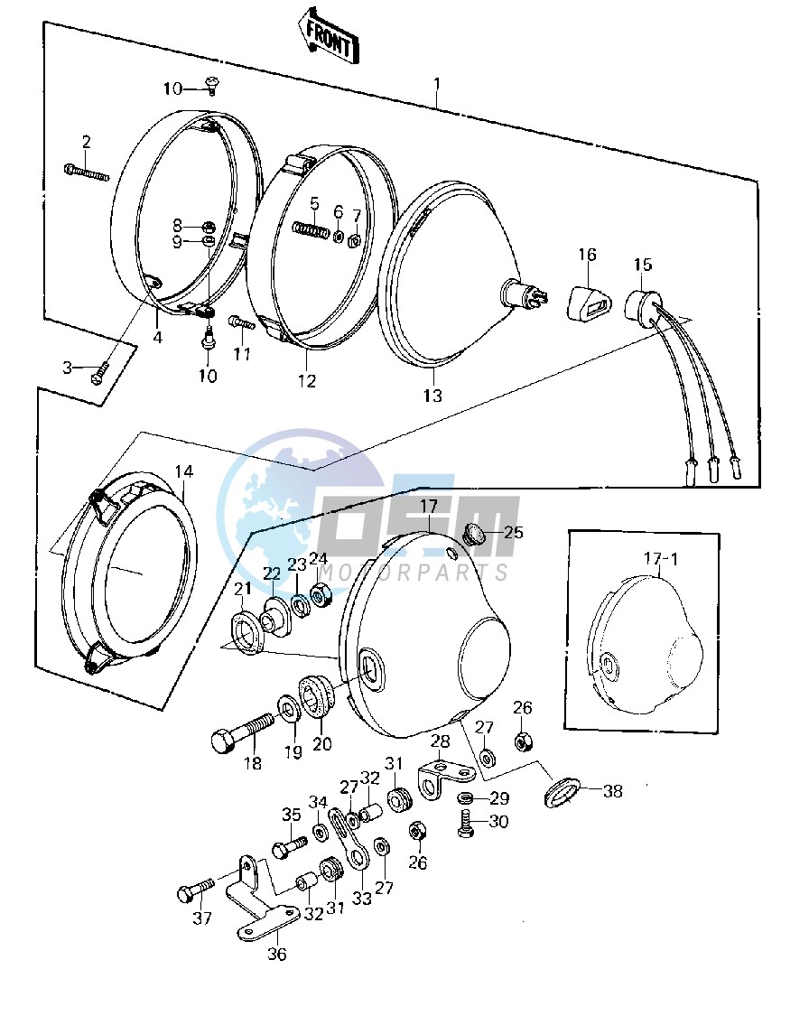 HEADLIGHT -- 79-80 A3_A3A_A4- -