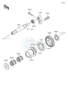 Z1000 ZR1000HHF XX (EU ME A(FRICA) drawing Balancer