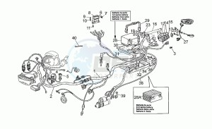 Sport 1100 Iniezione Iniezione drawing Electrical system