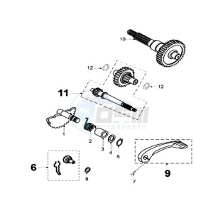 FIGHT LRUL drawing DRIVE SHAFTS / KICKSTARTER