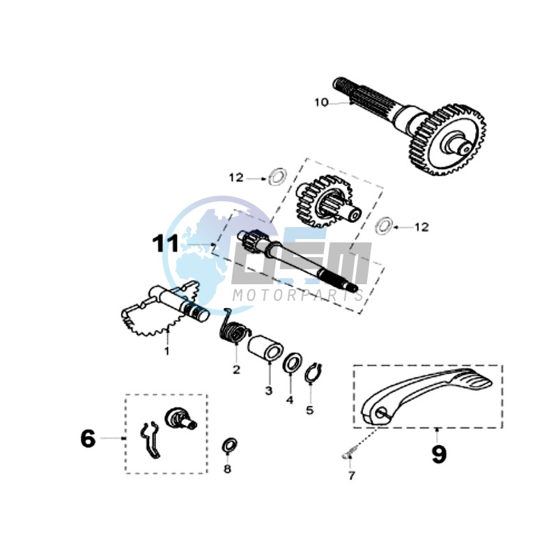 DRIVE SHAFTS / KICKSTARTER